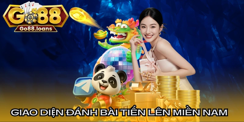 Giao diện đánh bài Tiến lên Miền Nam trực tuyến mượt mà